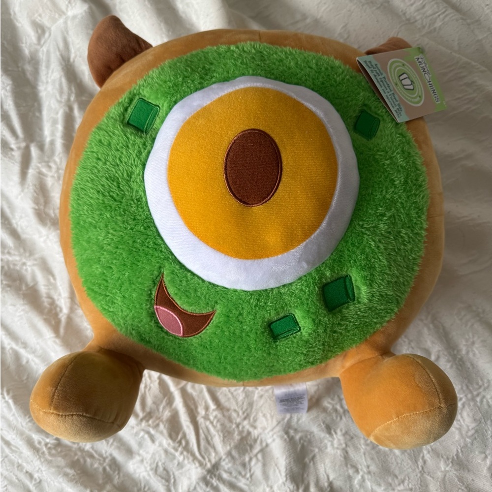 Disney Munchlings Mike Wasowski Avacado Toast NWT 13” Plush